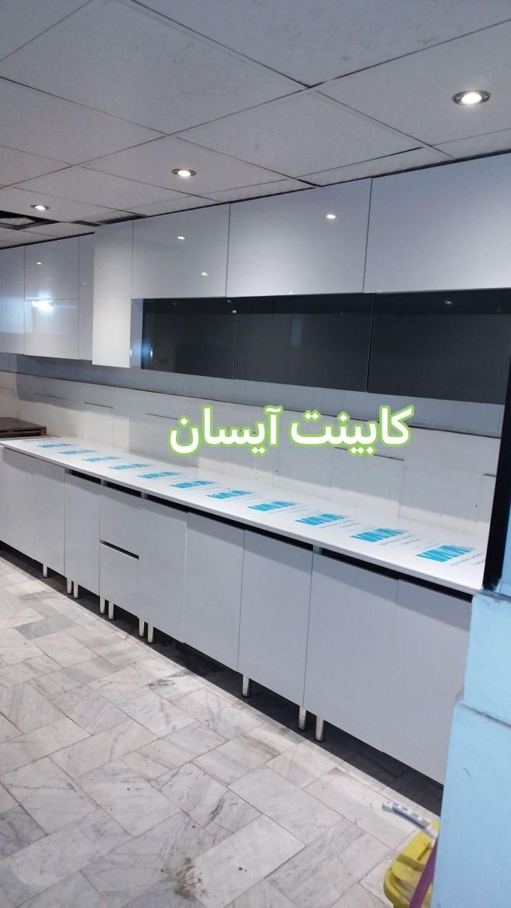 کابینت ایسان هایگلاس دوپله سفید کد(۵۸۷۹)|مصالح و تجهیزات ساختمان|اصفهان, ولدان|دیوار