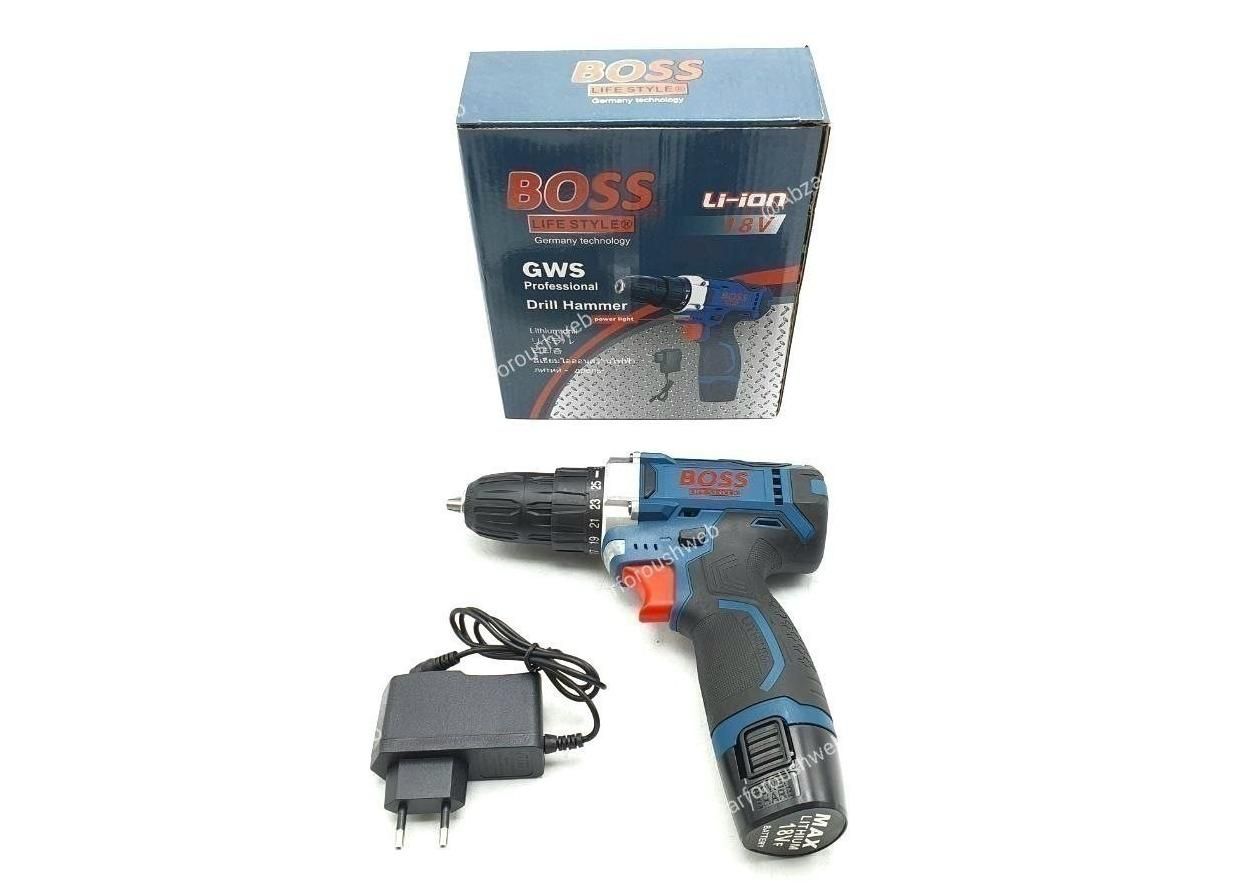 دریل شارژی BOSS مدل باس تکنولوژی آلمان گیربکسی VIP|ابزارآلات|اهواز, زیتون کارگری|دیوار