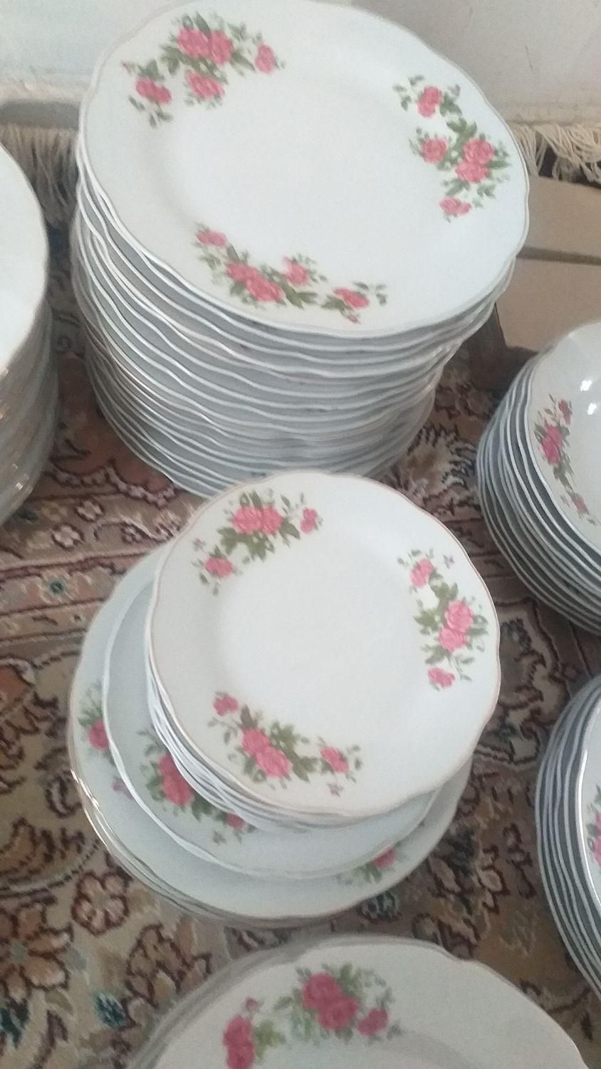 ظروف گلسرخی و گل غنچه|ظروف سرو و پذیرایی|تهران, مشیریه|دیوار