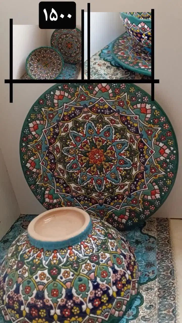 ظروف میناکاری|صنایع دستی و سایر لوازم تزئینی|کرج, فاز ۱ مهرشهر|دیوار