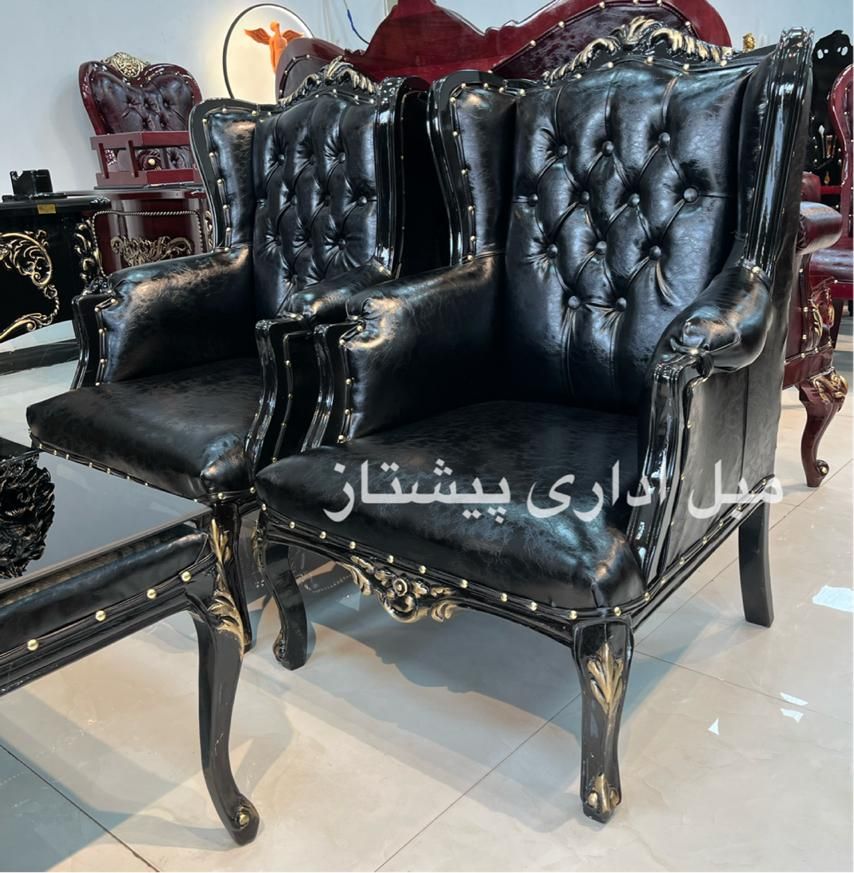 مبلمان اداری/نیمست دفترکارزیبامدل کویین منبت مشکی|مبلمان اداری|چهاردانگه (تهران), |دیوار