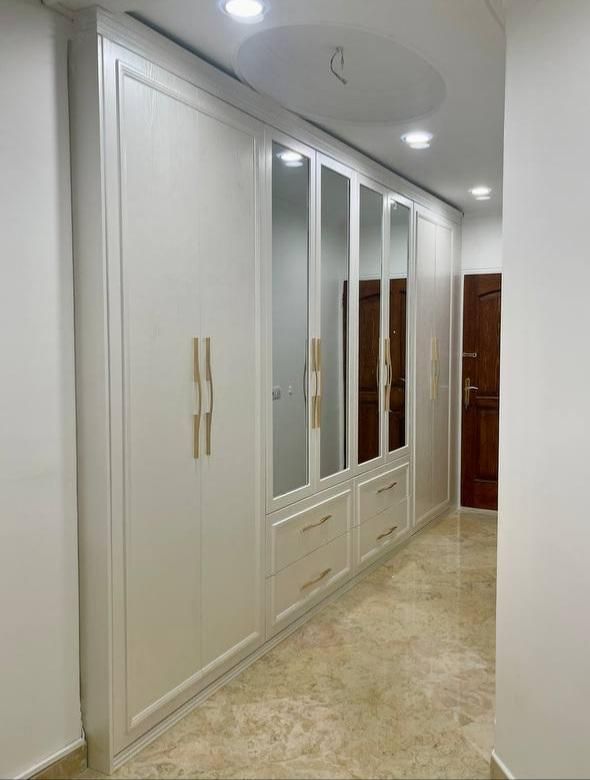 اجرا و ساخت کمدهای ریلی درب لولا(باکسی) اقساطی چکی|جاکفشی، کمد، دراور|اسلام‌شهر, شهرک قائمیه|دیوار