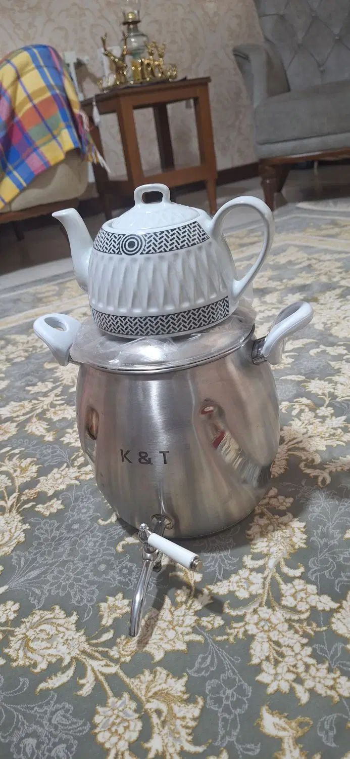کتری قوری آکبند نو.|قوری، کتری، قهوه‌ساز دستی|تهران, سبلان (لشگر)|دیوار