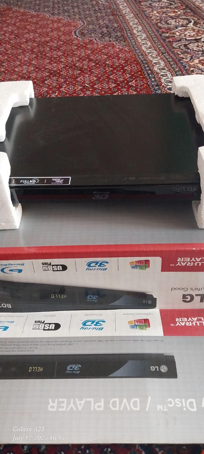 دستگاه بلوری و DVD ال جی مدل BD750|پخش‌کننده DVD و ویدیو|بروجرد, |دیوار