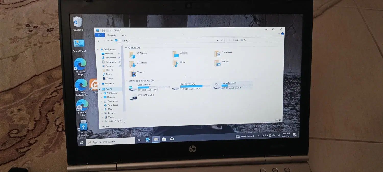 لبتاب اچ پی ELITEbook8470p|رایانه همراه|اصفهان, سپاهان‌شهر|دیوار