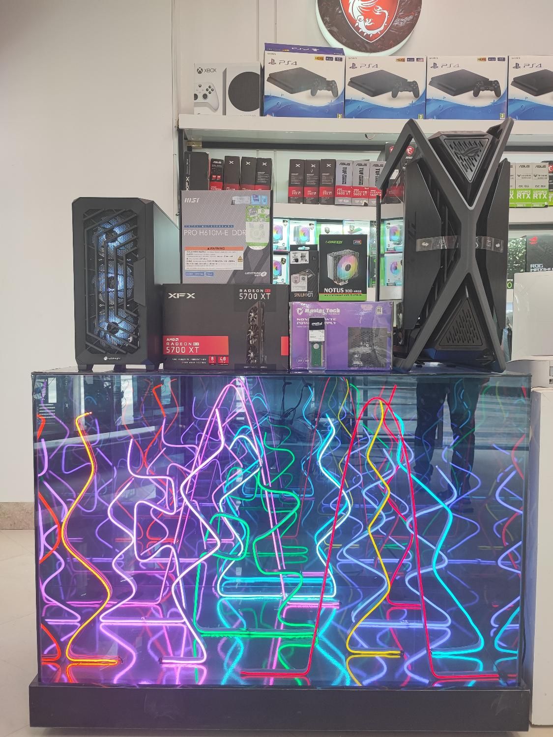 کیس کامپیوتر گیمینگ و رندرینگ I5 نسل12 با RX5700XT|رایانه رومیزی|مشهد, عامل|دیوار