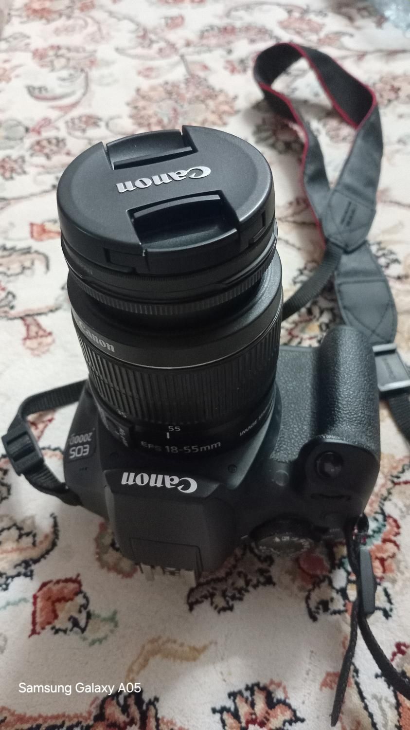 دوربین Canon 2000D + لنز 18-55mm (سالم و تمیز)|دوربین عکاسی و فیلم‌برداری|ساری, |دیوار