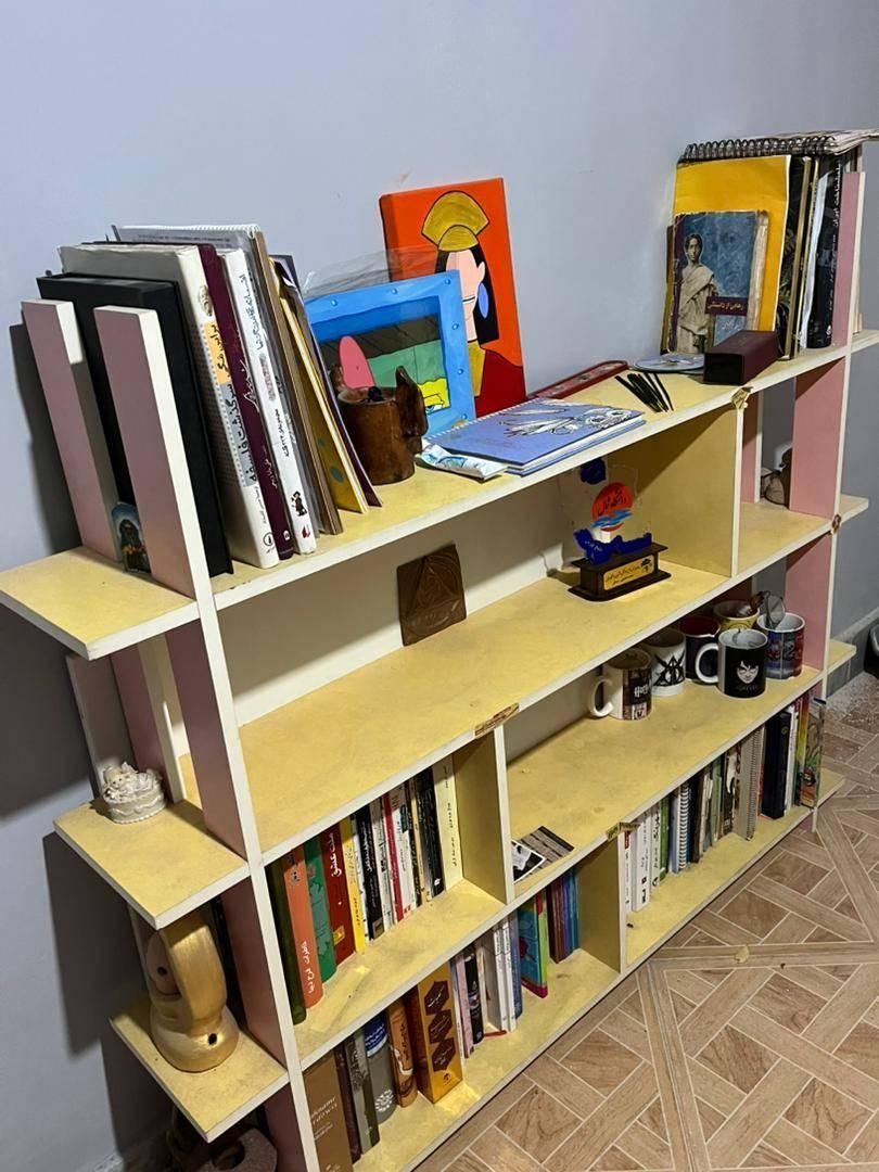 جاکتابی چوبی|کتابخانه، شلف، قفسه‌های دیواری|بابل, |دیوار
