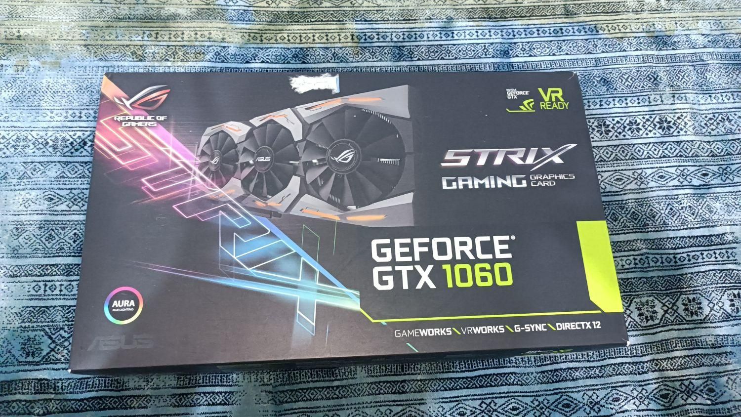 کارت گرافیک gtx1060 6gb ROG|قطعات و لوازم جانبی رایانه|گنبد کاووس, |دیوار