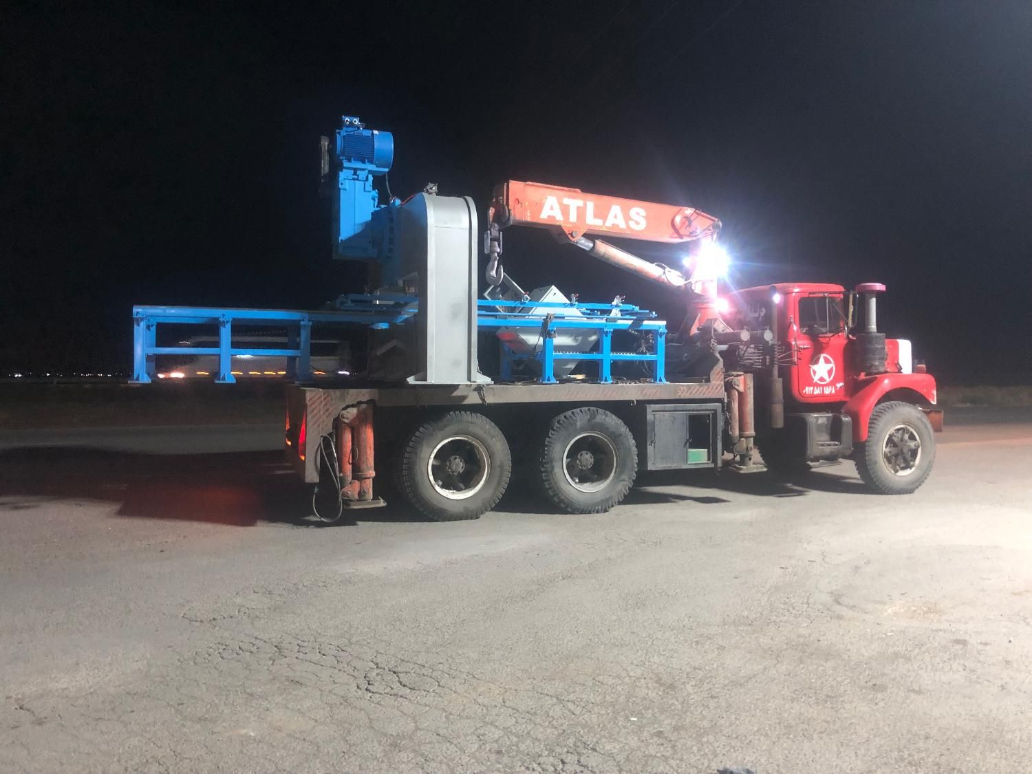 جرثقیل کفی ده چرخ|خدمات حمل و نقل|قزوین, |دیوار