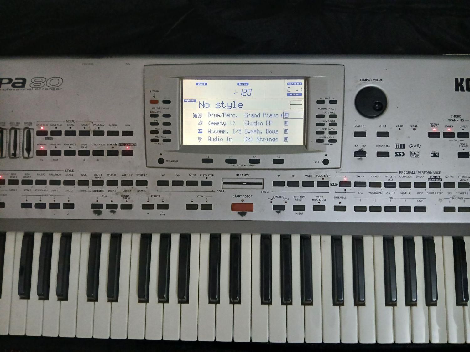 اورگ pa80|پیانو، کیبورد، آکاردئون|اهواز, لشکرآباد|دیوار