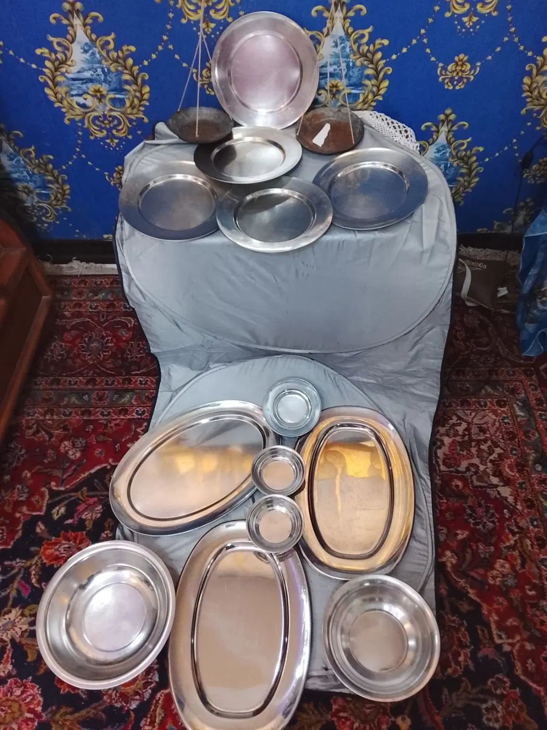 ست کامل ظروف استیل ضدزنگ، طراحی خاص و تمیز|ظروف سرو و پذیرایی|اصفهان, شهرک کاوه|دیوار
