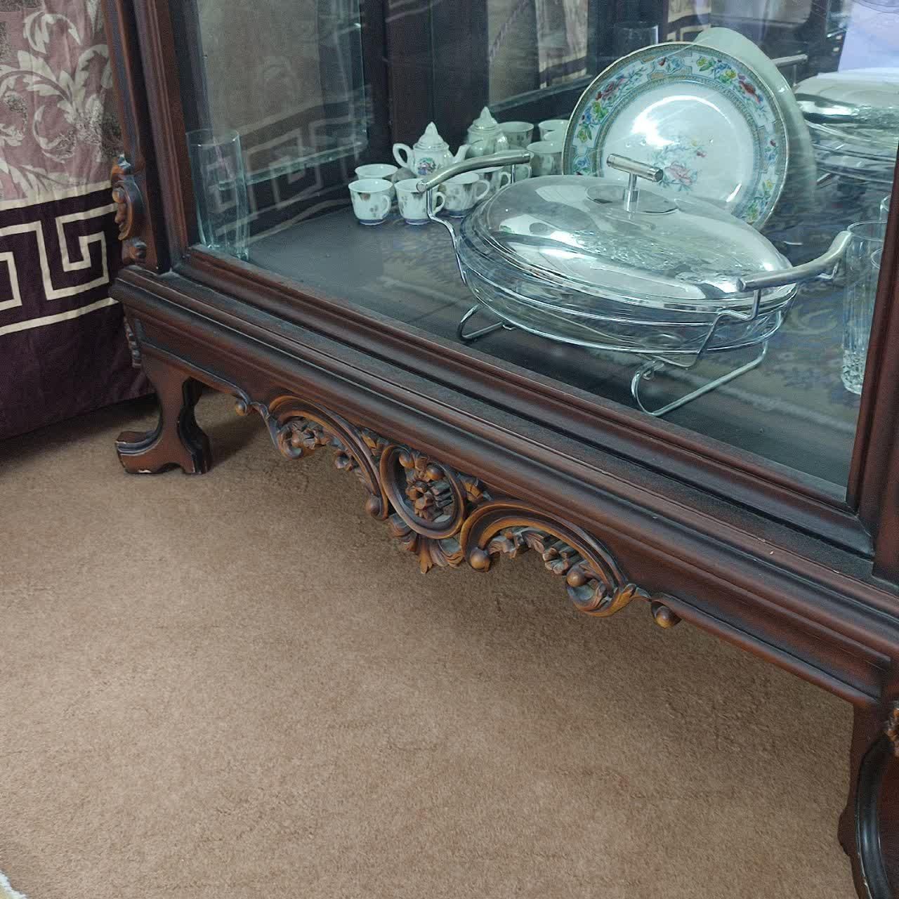 فروش ویترین ظروف جنس عالی|بوفه، ویترین، کنسول|قم, زاویه|دیوار