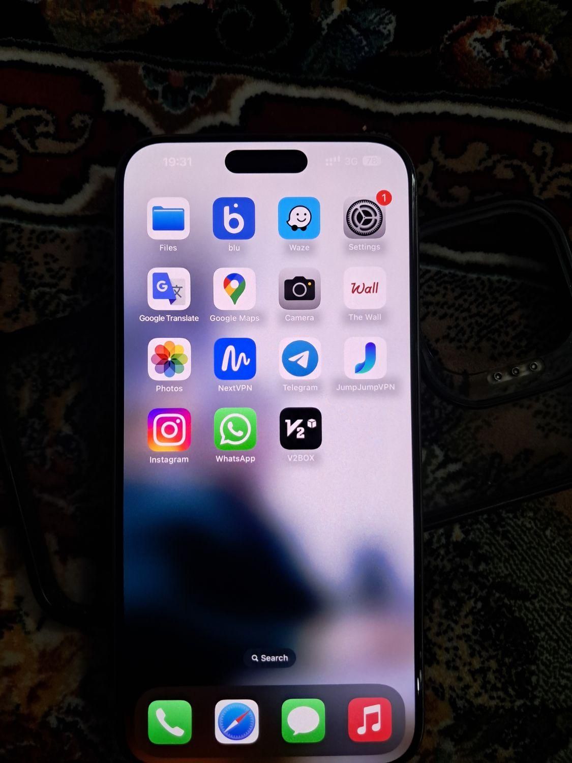 اپل iPhone 15 Pro Max با حافظهٔ ۲۵۶ گیگابایت|موبایل|شهریار, |دیوار