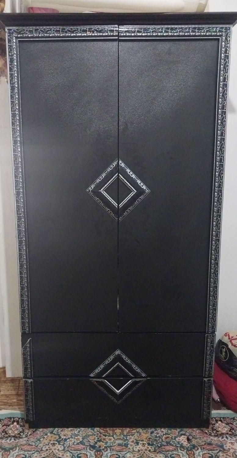 کمد و جاکفشی|جاکفشی، کمد، دراور|آبیک, |دیوار