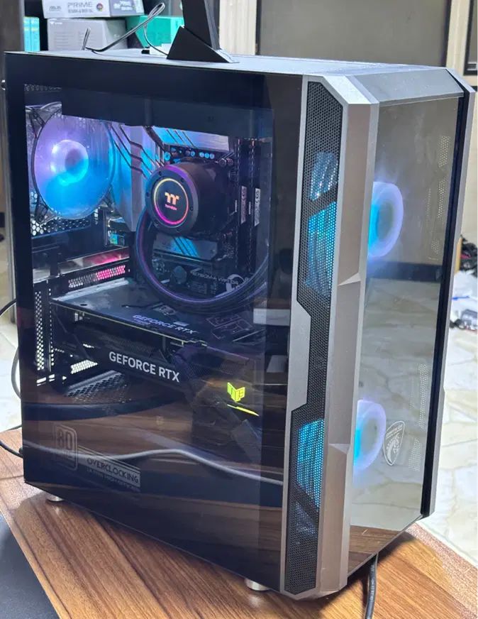 گیمینگ نسل سیزده گرافیک RTX 4070 TUF بسیار نو|رایانه رومیزی|تهران, امجدیه (خاقانی)|دیوار