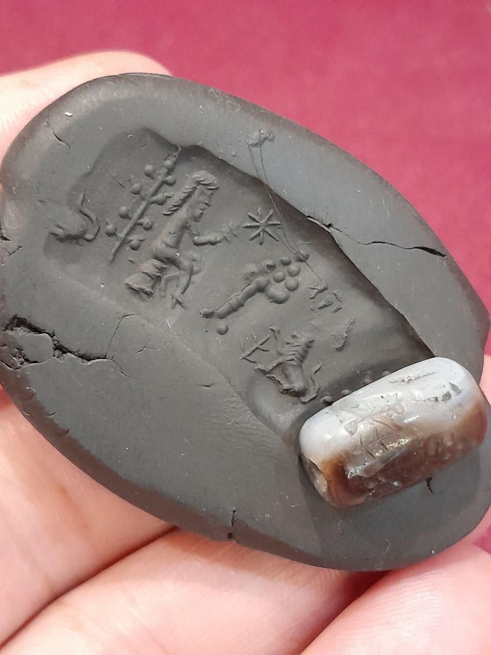 مهر عقیق باستانی خطی|کلکسیون اشیاء عتیقه|تهران, قناتکوثر|دیوار