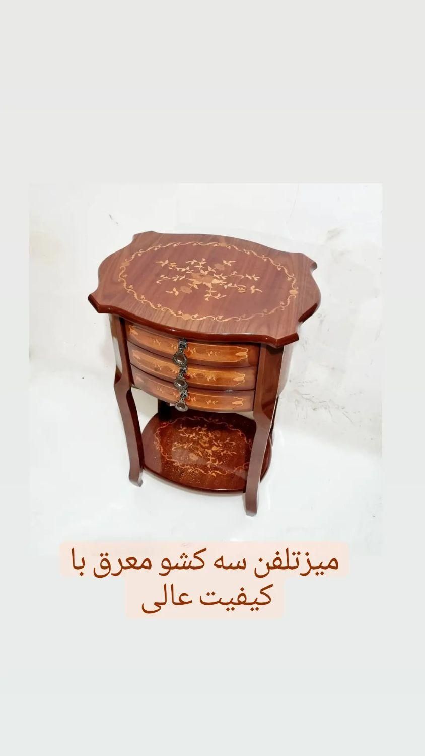 میز گرام وتلفن طبقه دار معرق|میز تلفن|تهران, تهرانپارس شرقی|دیوار