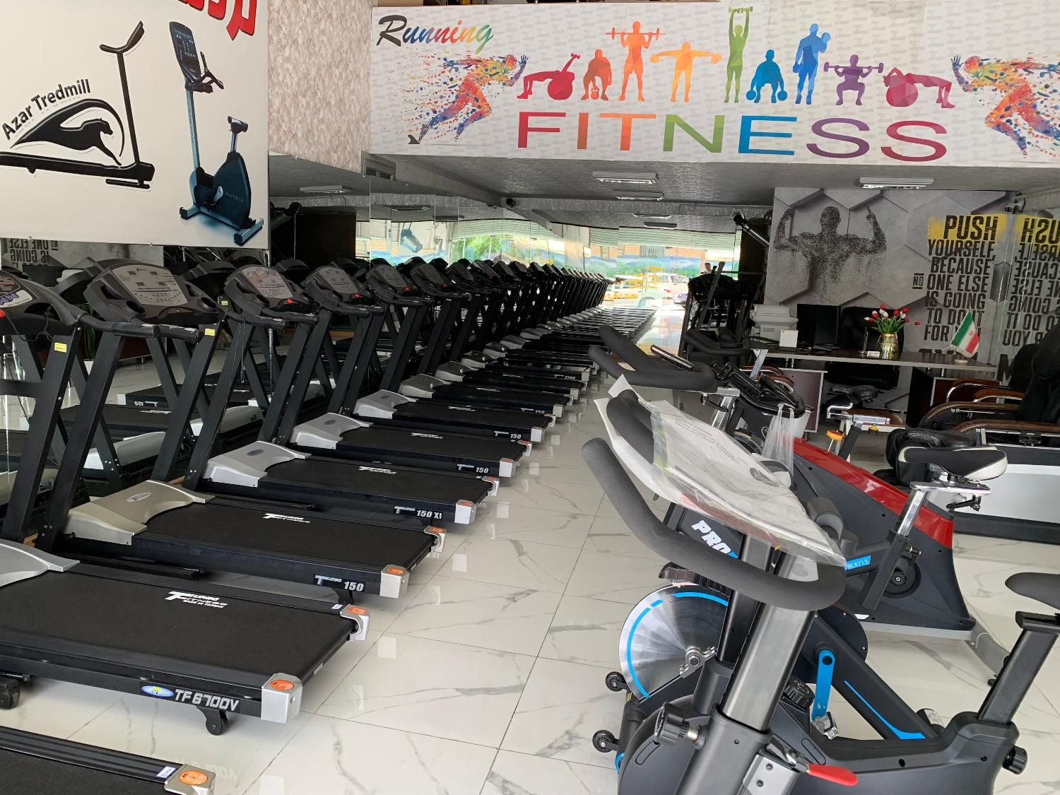 فروش تردمیل دوچرخه ثابت با شرایط اقساطی آذر(tuorbo|تجهیزات ورزشی|تبریز, |دیوار