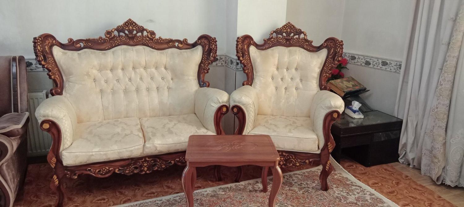 مبل سلطنتی هفت نفره|مبلمان خانگی و میز عسلی|شهریار, |دیوار
