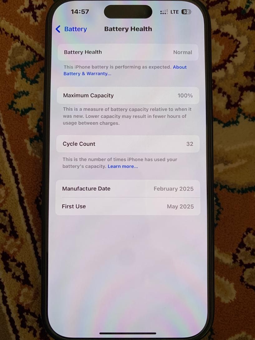 اپل iPhone 16 با حافظهٔ ۱۲۸ گیگابایت|موبایل|شیراز, قدوسی شرقی|دیوار