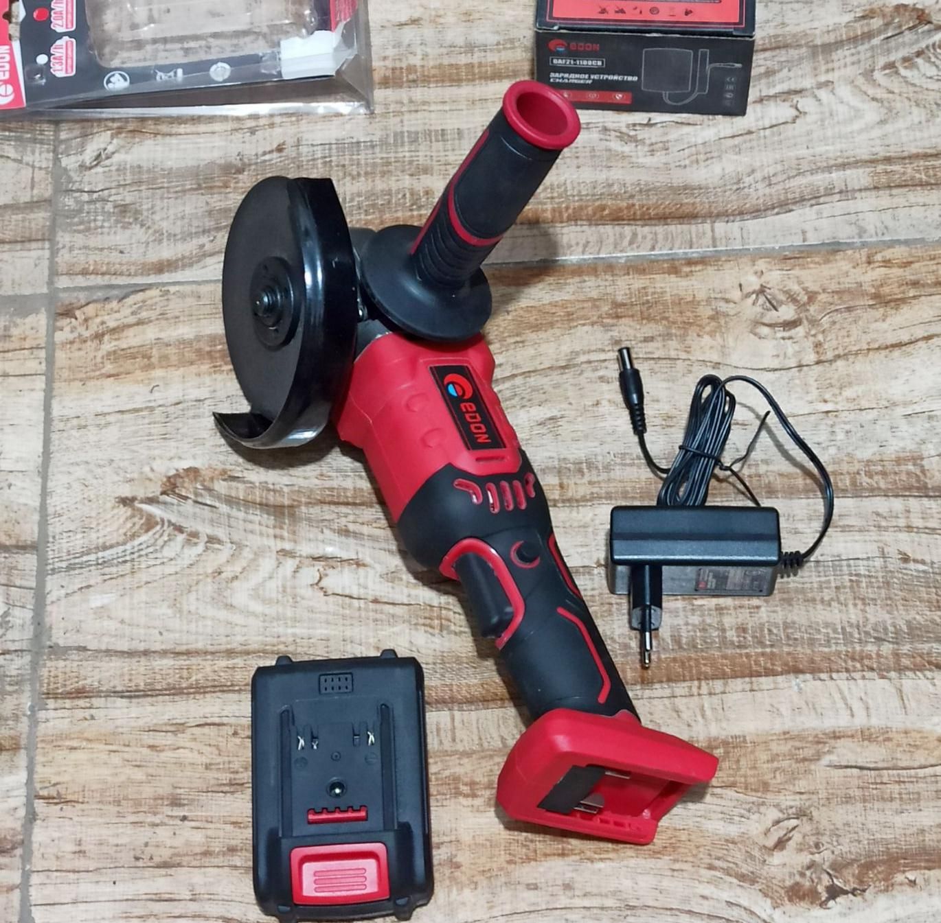 مینی سنگ فرز شارژی اصلی edon نو نو خشک آماده بکار|ابزارآلات|اراک, |دیوار