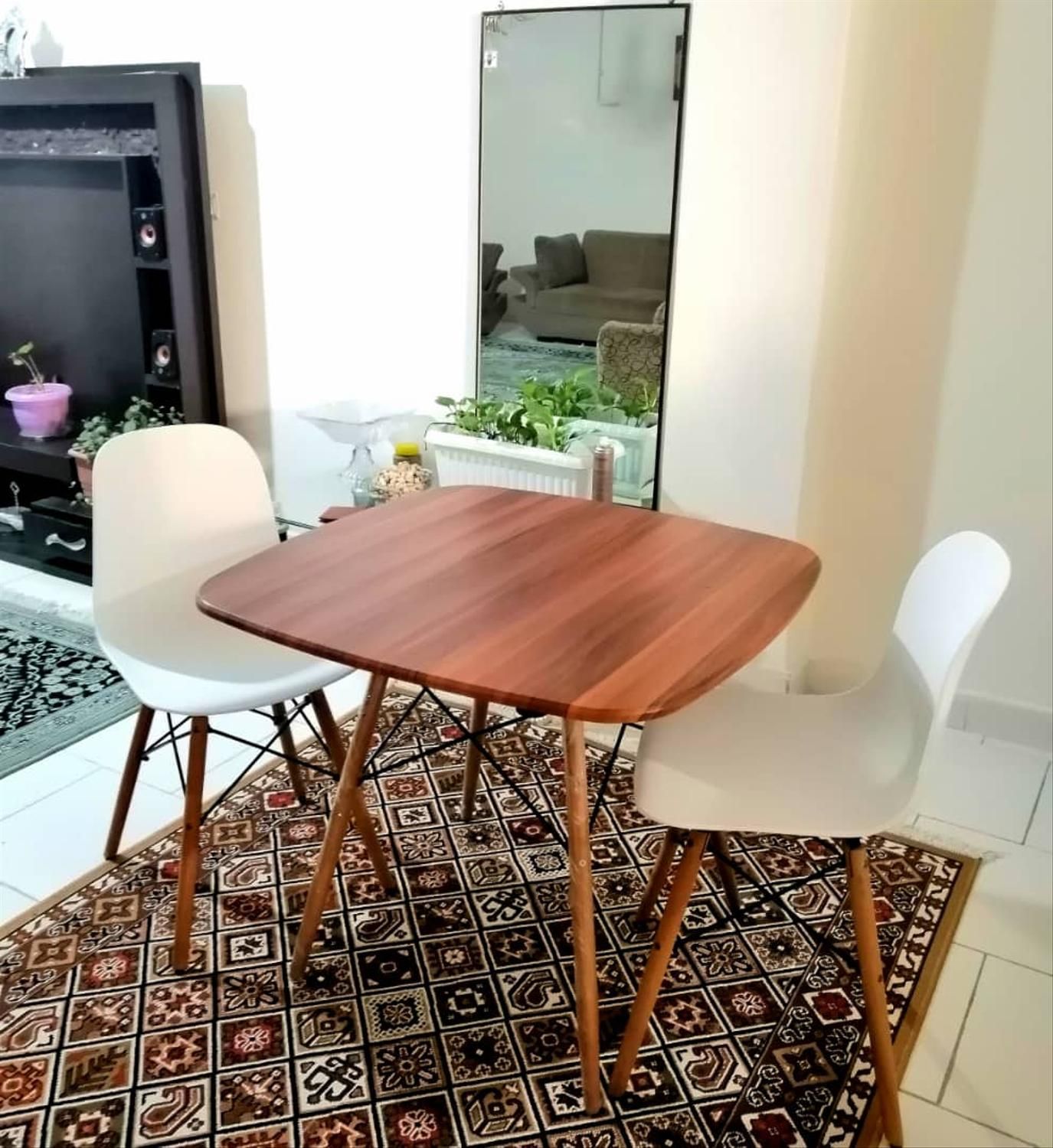 ست ۲نفره میزوصندلی پایه چوب شانار|میز و صندلی غذاخوری|گرگان, |دیوار