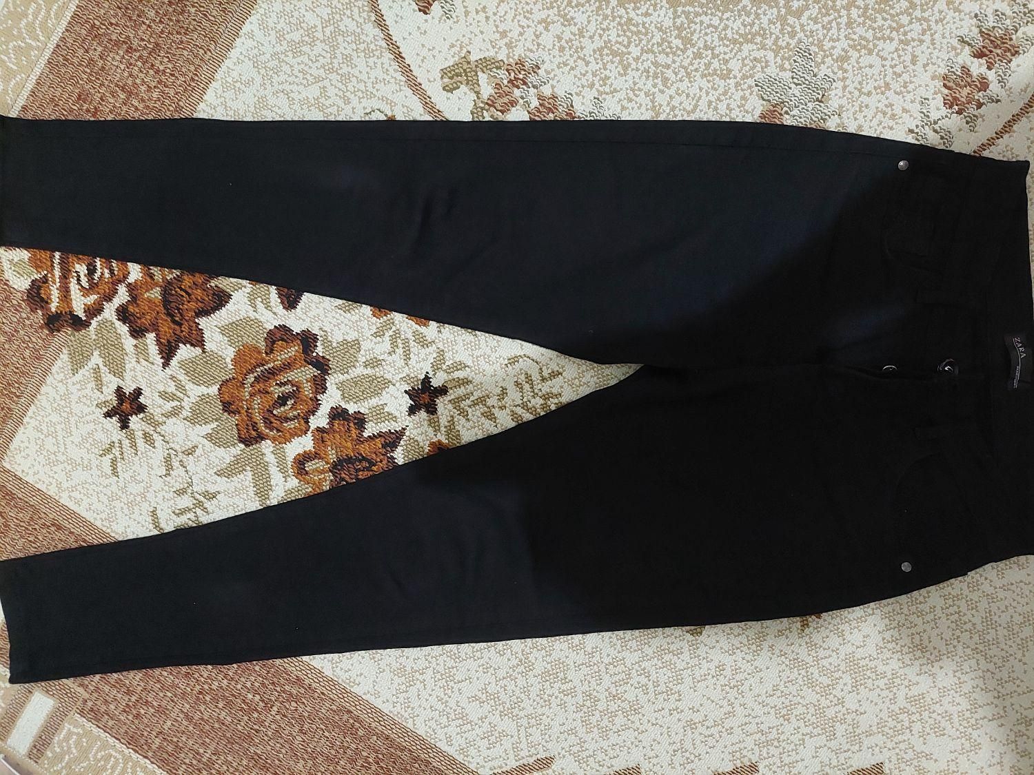 شلوار جین اسکینی جذب مشکی سایز۳۲|لباس|رشت, قاسمیه|دیوار