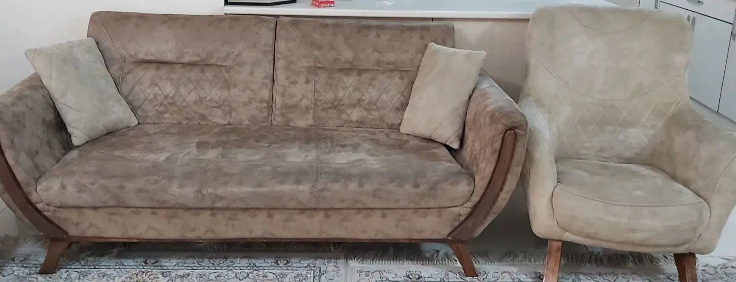 مبلمان هفت نفره|مبلمان خانگی و میز عسلی|کرج, شهرک سپهر|دیوار