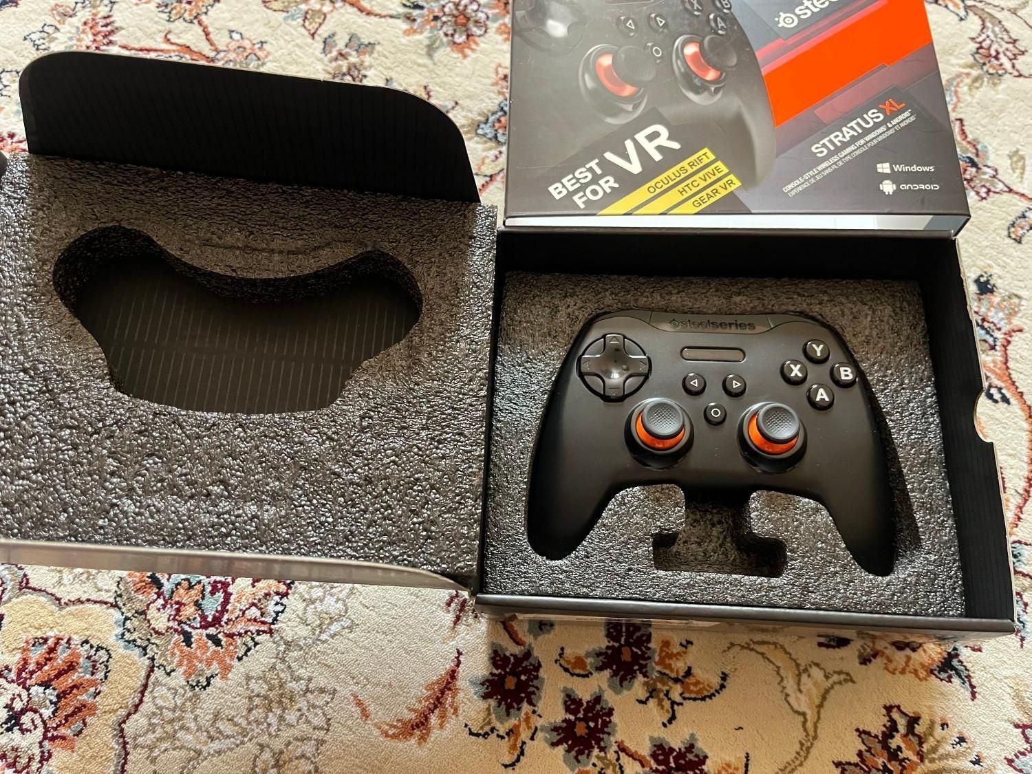 دسته بازی بی سیم steelseries stratus xl|کنسول، بازی ویدئویی و آنلاین|تهران, یافت‌آباد|دیوار