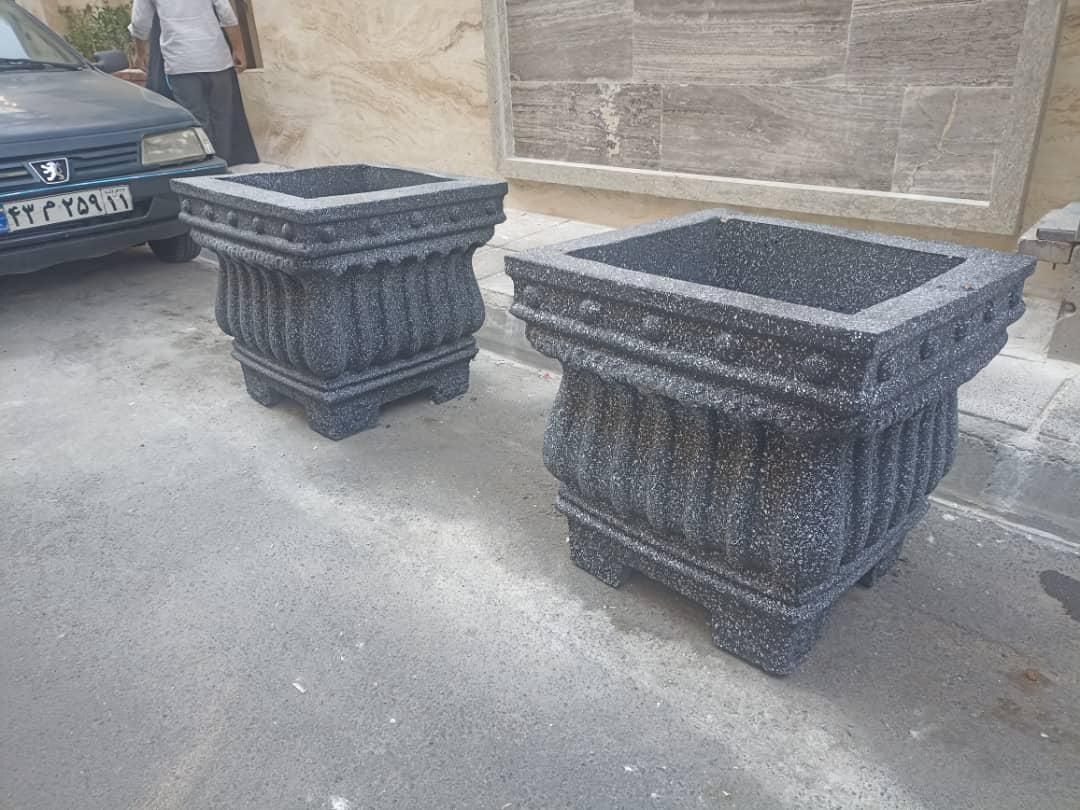 گلدان بتنی مربع باکس بتنی سنگین محکم|مصالح و تجهیزات ساختمان|تهران, جوانمردان (اندیشه)|دیوار