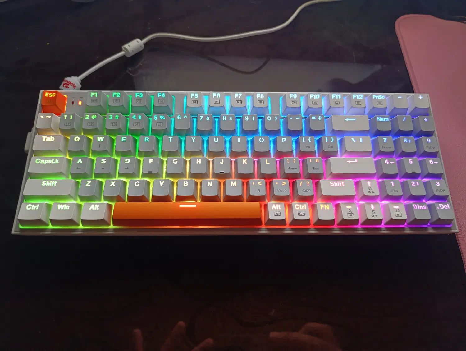 کیبورد مکانیکال ردراگون redragon k636 gwo rgb|قطعات و لوازم جانبی رایانه|مشهد, وکیل‌آباد|دیوار