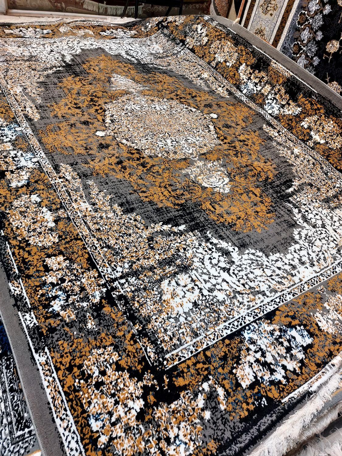 فرش۱۲متری نگار طلایی کاشان تمام‌نخ صادراتی bcf|فرش|مشهد, طلاب|دیوار