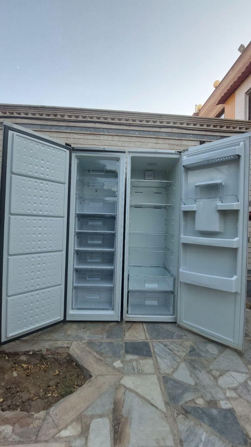 یخچال دو قلوی کنوود|یخچال و فریزر|کاشان, کارگر|دیوار