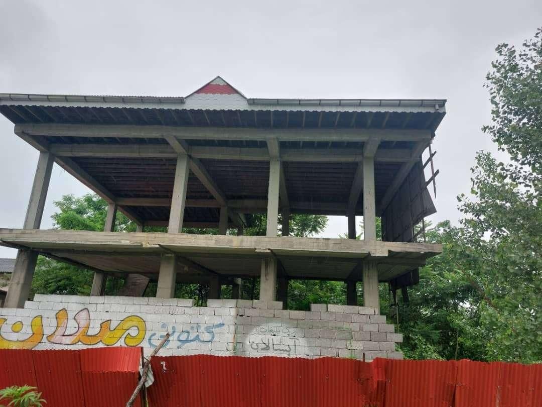 ملک نیمه ساخته مناسب رستوران یا مسکونی بر جاده|فروش زمین و ملک کلنگی|رشت, لاکان شهر|دیوار