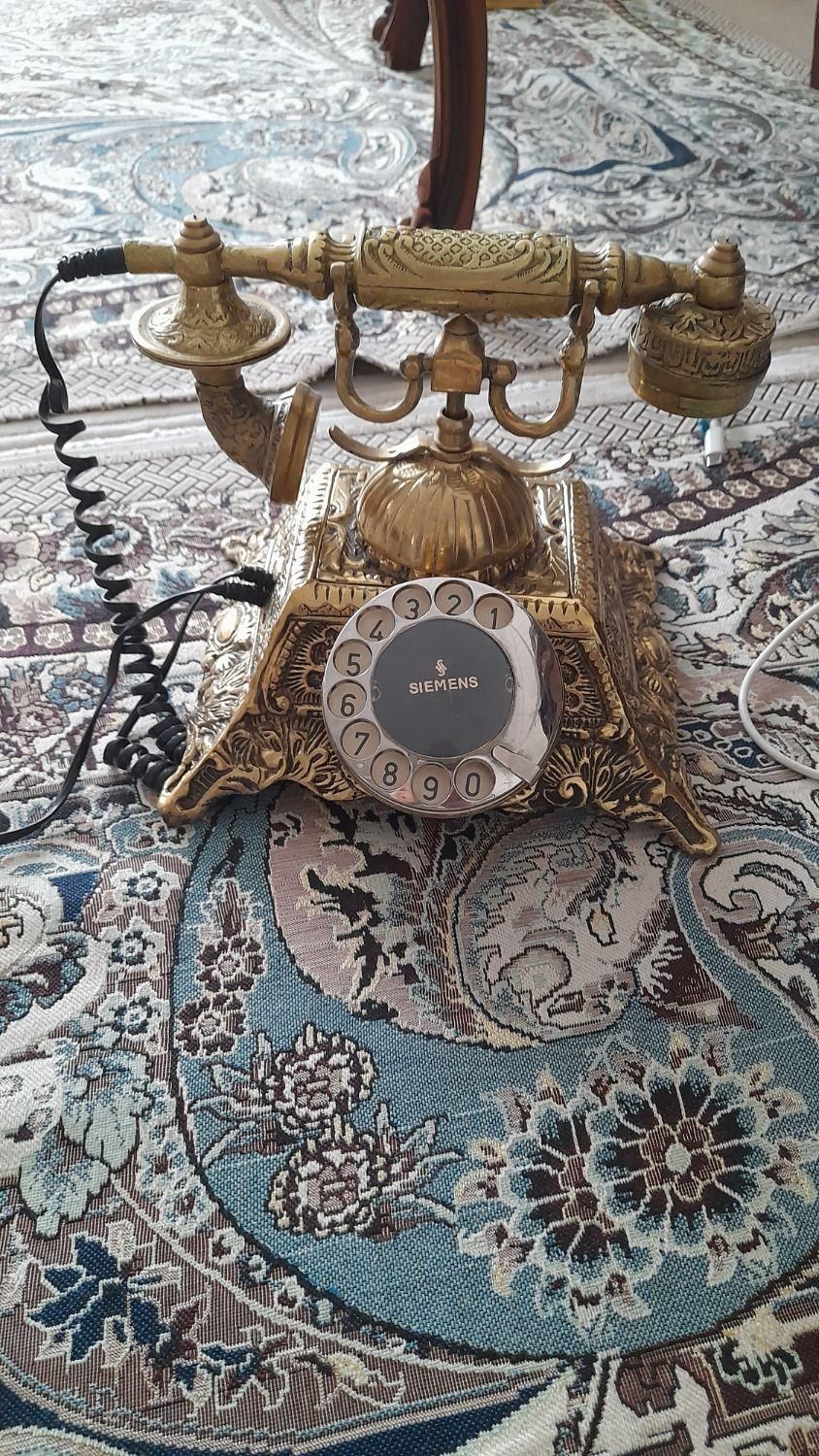 تلفن برنجی مکعبی|صنایع دستی و سایر لوازم تزئینی|تهران, المهدی|دیوار