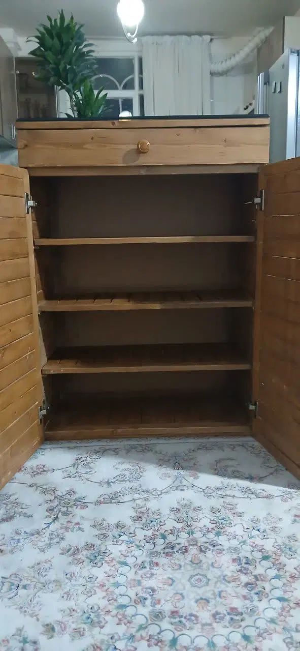 جاکفشی چوبی|جاکفشی، کمد، دراور|تهران, دریاچه شهدای خلیج فارس|دیوار