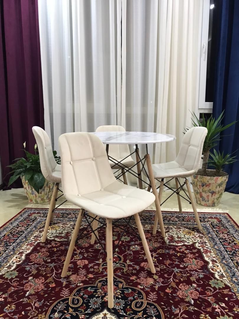 میزوصندلی غذاخوری4نفره sadaf90|میز و صندلی غذاخوری|یاسوج, |دیوار