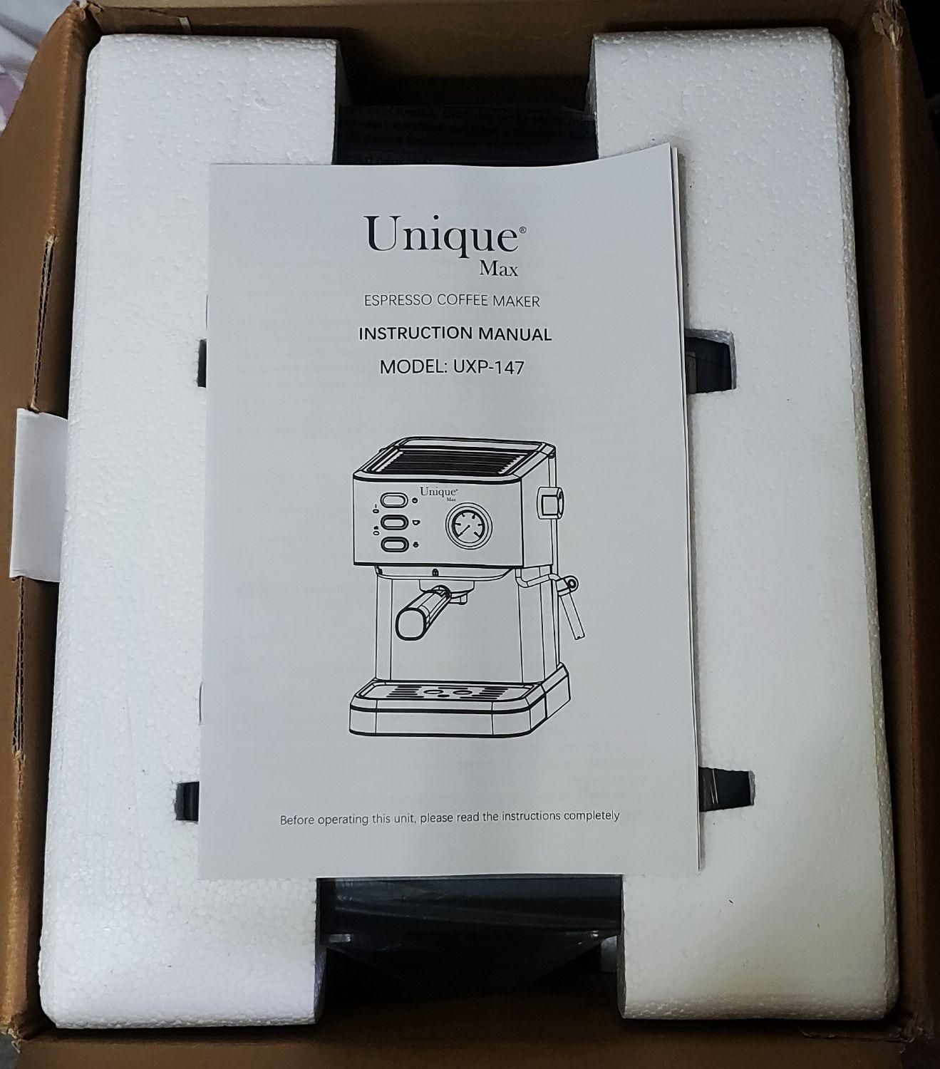 اسپرسو ساز یونیک 20 بار مدل UXP-147|سماور، چای‌ساز، قهوه‌ساز|مشهد, سراب|دیوار