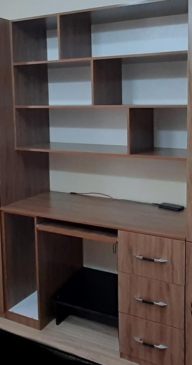 کتابخانه چوب ام دی اف|کتابخانه، شلف، قفسه‌های دیواری|تهران, مهرآباد جنوبی|دیوار