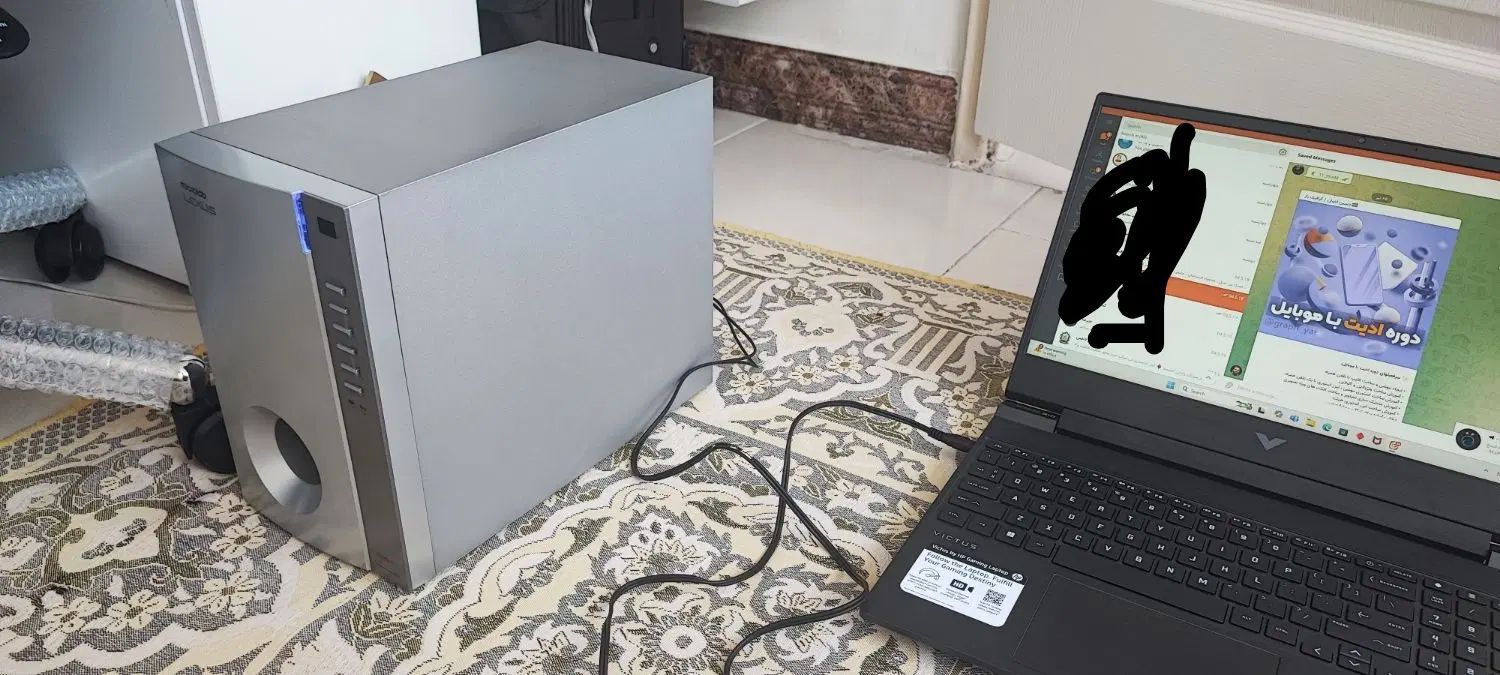 اسپیکر کم کار میکرولب مدل لکسوس|سیستم صوتی خانگی|تهران, تهرانسر شمالی|دیوار