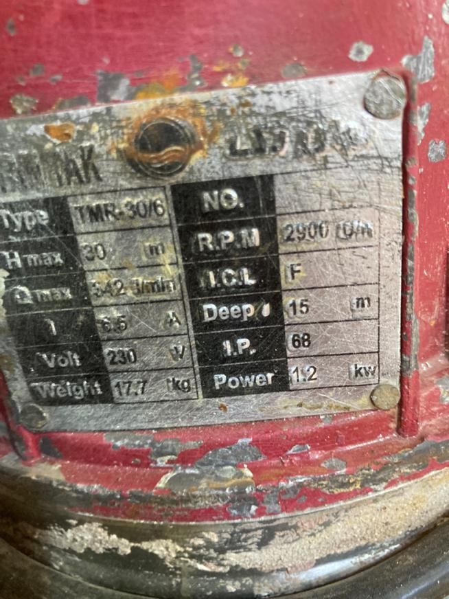 پمپ کفکش توان ۳۰ متری|مصالح و تجهیزات ساختمان|تهران, نارمک جنوبی|دیوار