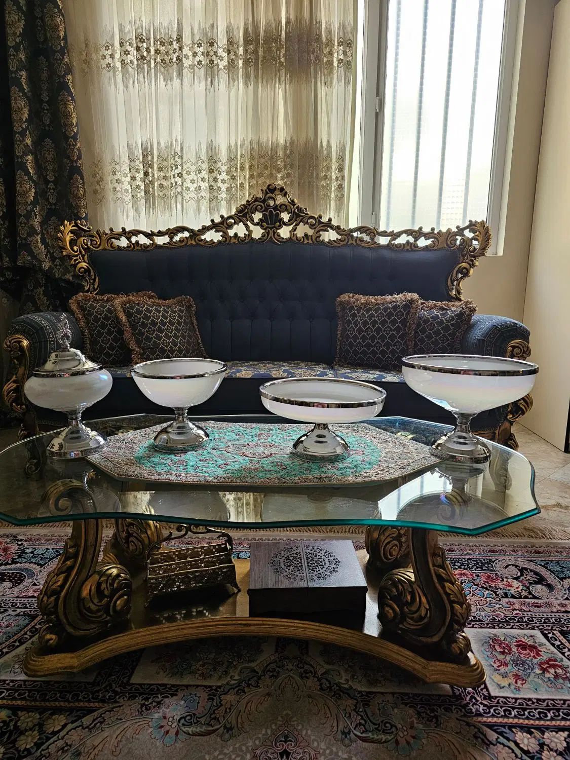 ست چهارتکه پذیرایی|ظروف سرو و پذیرایی|تهران, مجیدآباد|دیوار