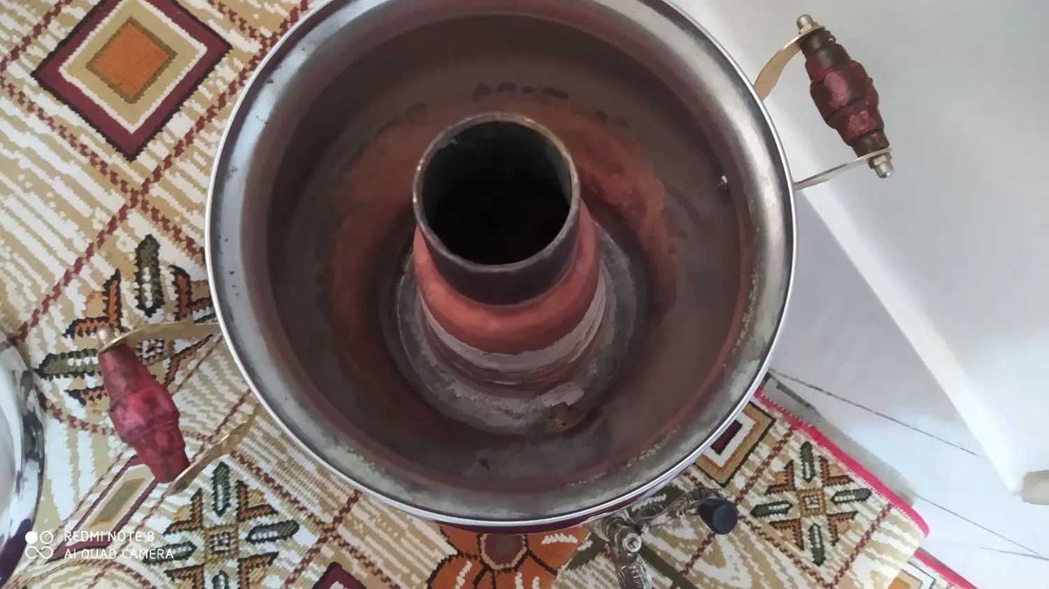 سماور برنجی ۸ لیتری|سماور، چای‌ساز، قهوه‌ساز|اصفهان, باتون|دیوار