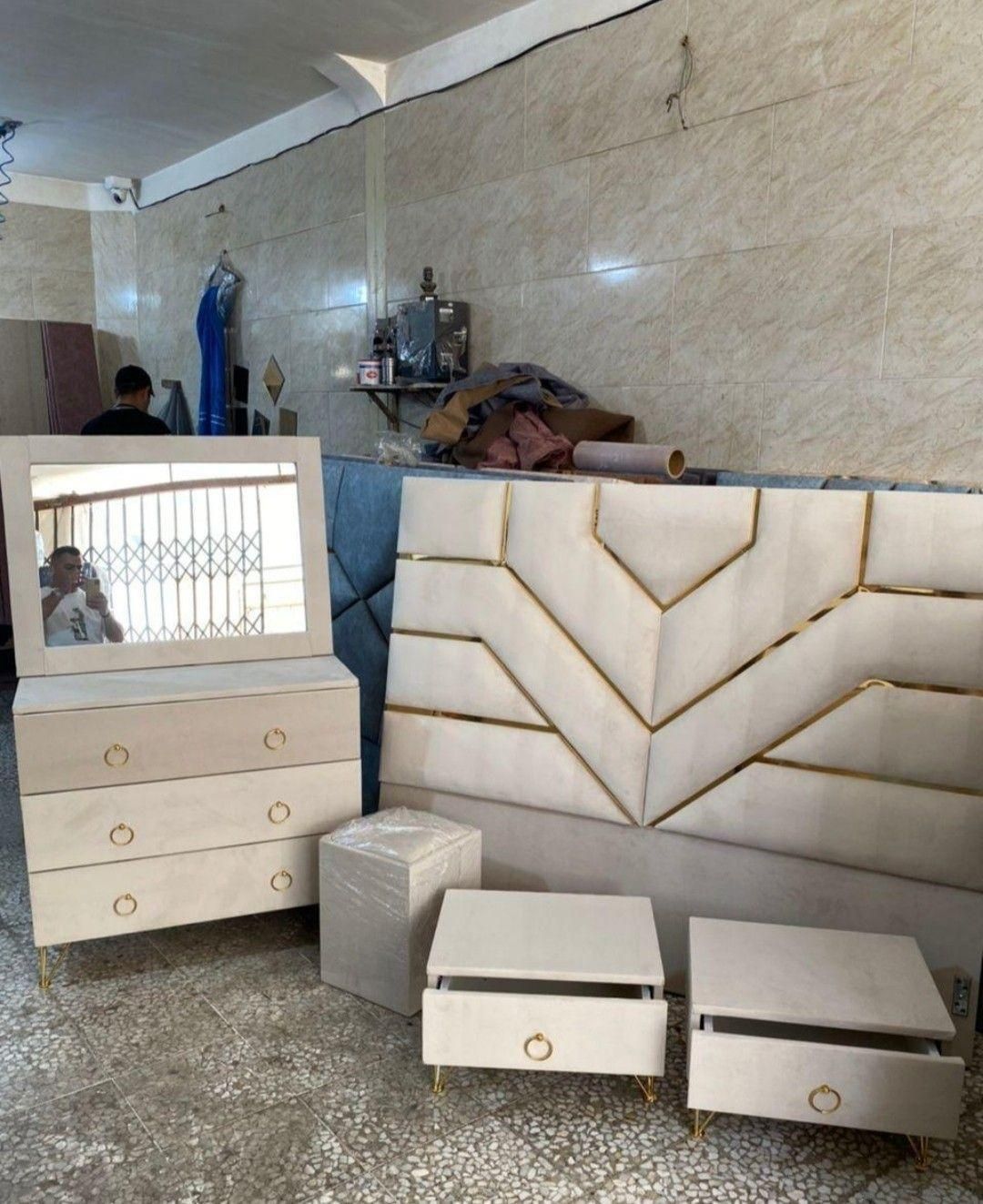 سرویس کامل تخت خواب دو نفره رومان|تخت و سرویس خواب|خرمآباد, |دیوار