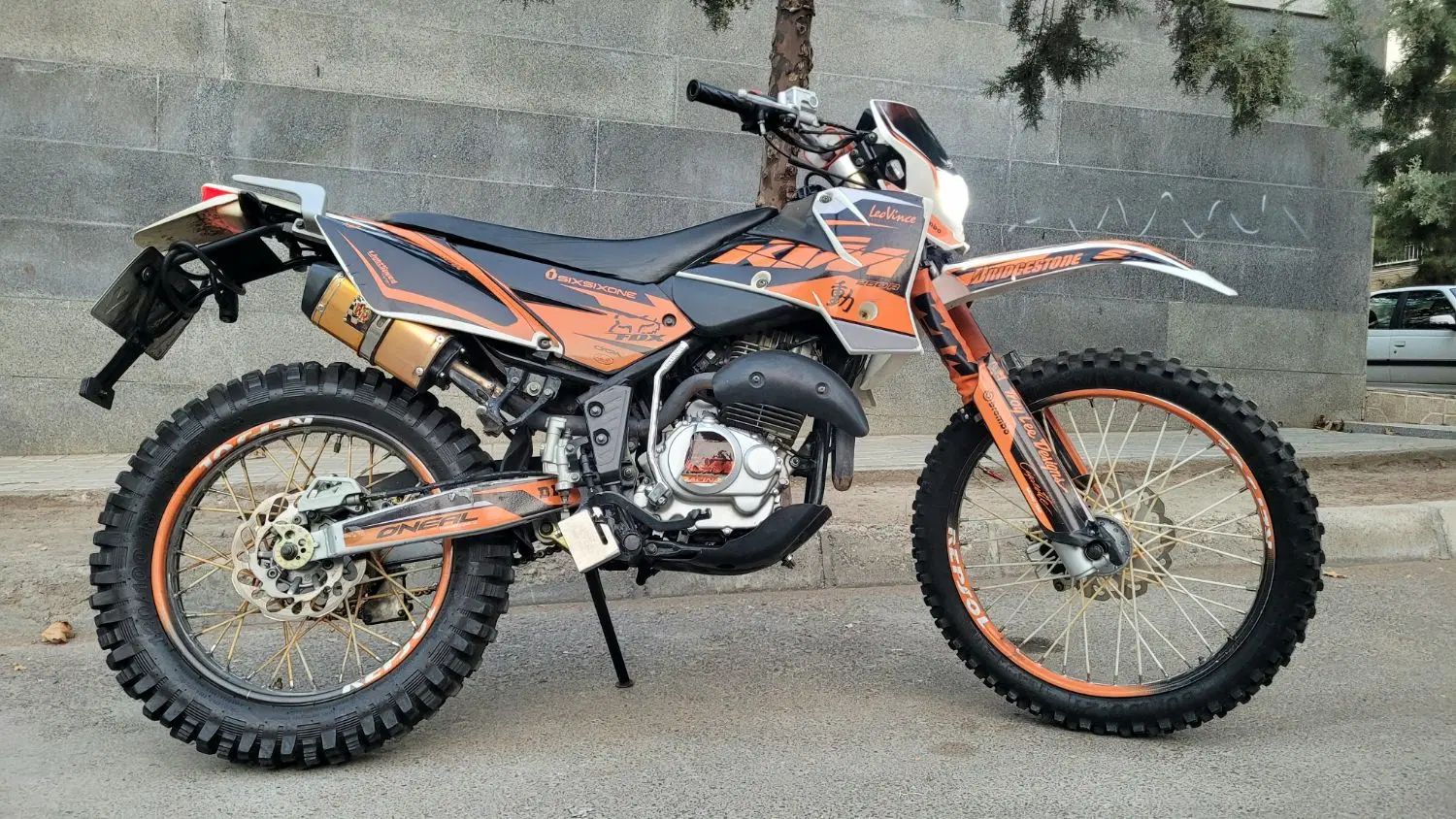 موتور تریل فلات 200ccطرح KTM|موتورسیکلت|مشهد, شهرک لشکر (شهرک غرب)|دیوار