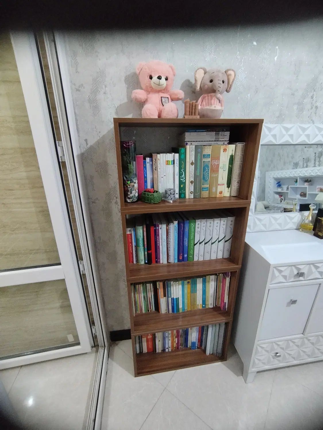 کتابخانه/قفسه کتاب MDF|کتابخانه، شلف، قفسه‌های دیواری|تهران, طیب|دیوار