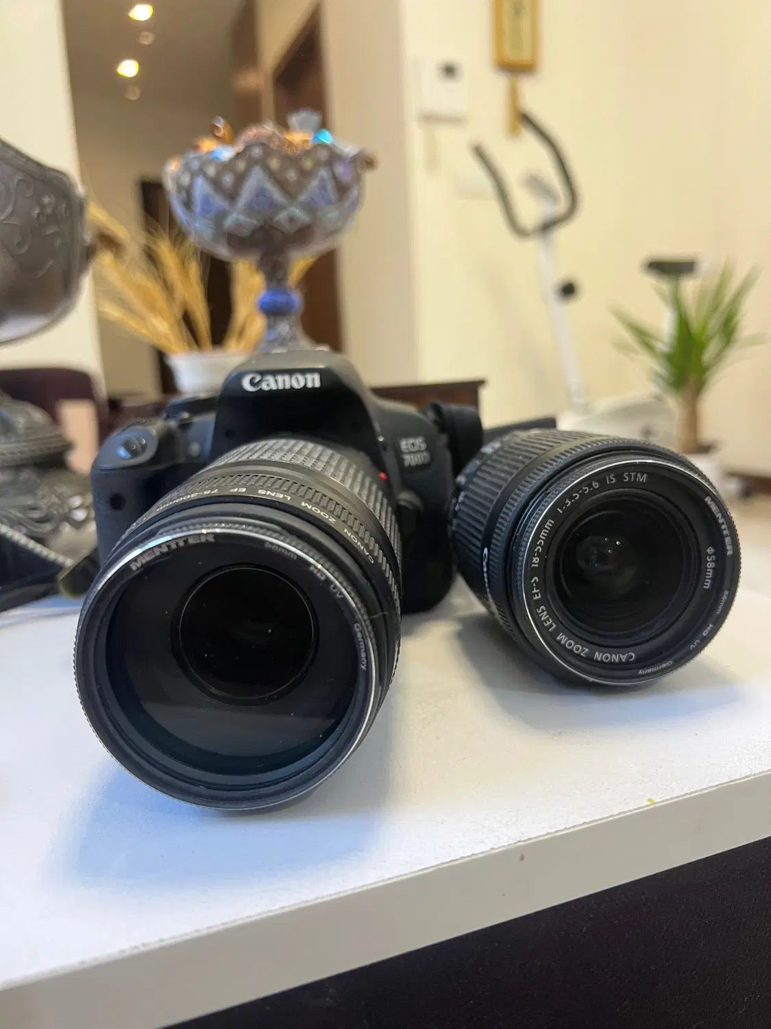دوربین کنون canon 700d، لنز ۷۵-۳۰۰|دوربین عکاسی و فیلم‌برداری|تهران, سعادت‌آباد|دیوار