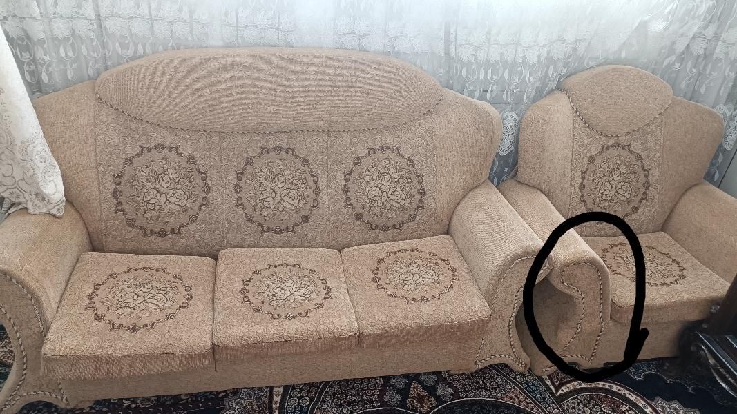 مبل7نفره|مبلمان خانگی و میز عسلی|نجف‌آباد, امام خمینی|دیوار