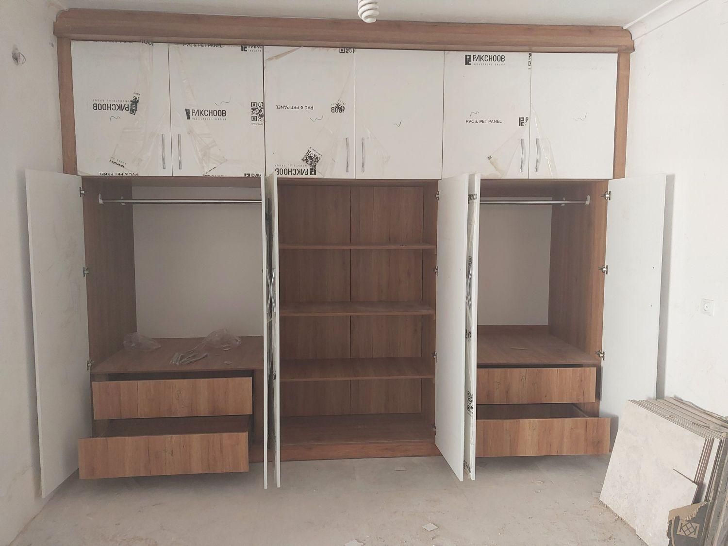 مصنوعات چوبی میزکابینت ودراور|جاکفشی، کمد، دراور|شیراز, شهرک گلها|دیوار